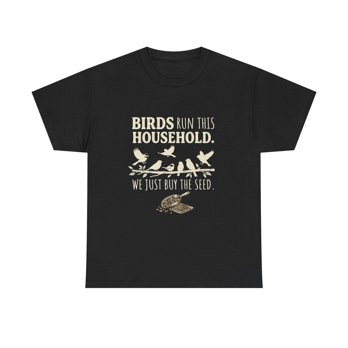 Birds of the Household T‑Shirt — Vintage Songbird Graphic Tee