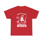 Land of the Free, Home of the Birds T-Shirt — Patriotic Eagle & Chick Tee