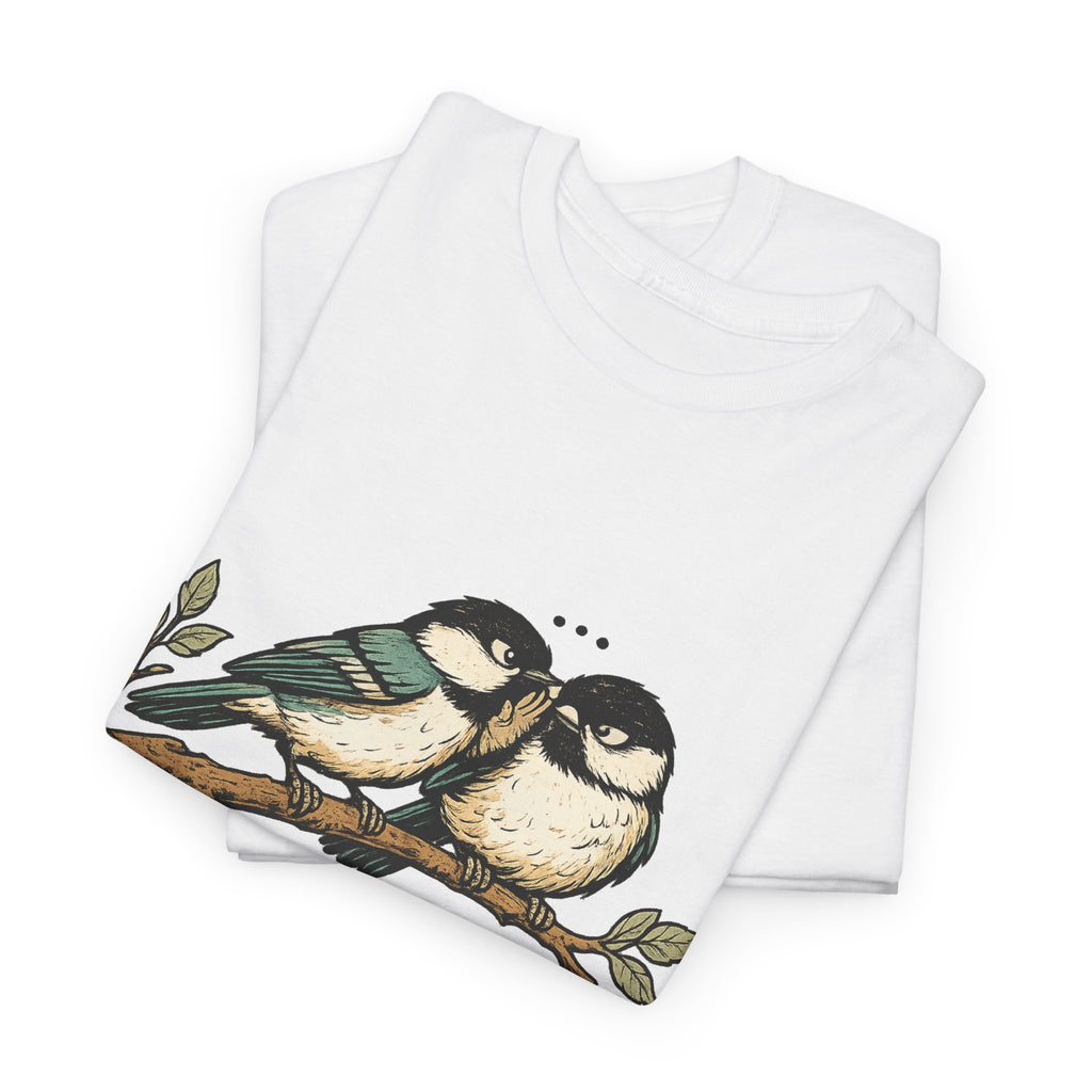 Birds on a Branch T-Shirt — Cute Pairing Songbird Graphic Tee
