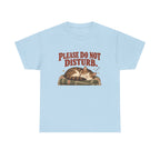 Please Do Not Disturb Cat T-Shirt — Cute Sleeping Cat Tee for Cat Lovers