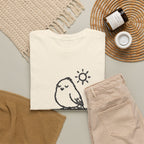 Choose Joy T-Shirt — Cute Bird 'Peck Negativity' Graphic Tee
