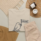 Bird "Surviving on Caffeine and Seeds" Tee