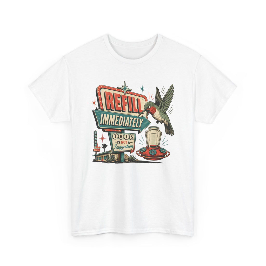 Refill Immediately Hummingbird Tee