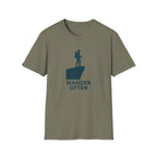 Hiker on Cliff T-Shirt