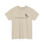 Bird Thoughts Only T-Shirt — Cute Chickadee Graphic Tee