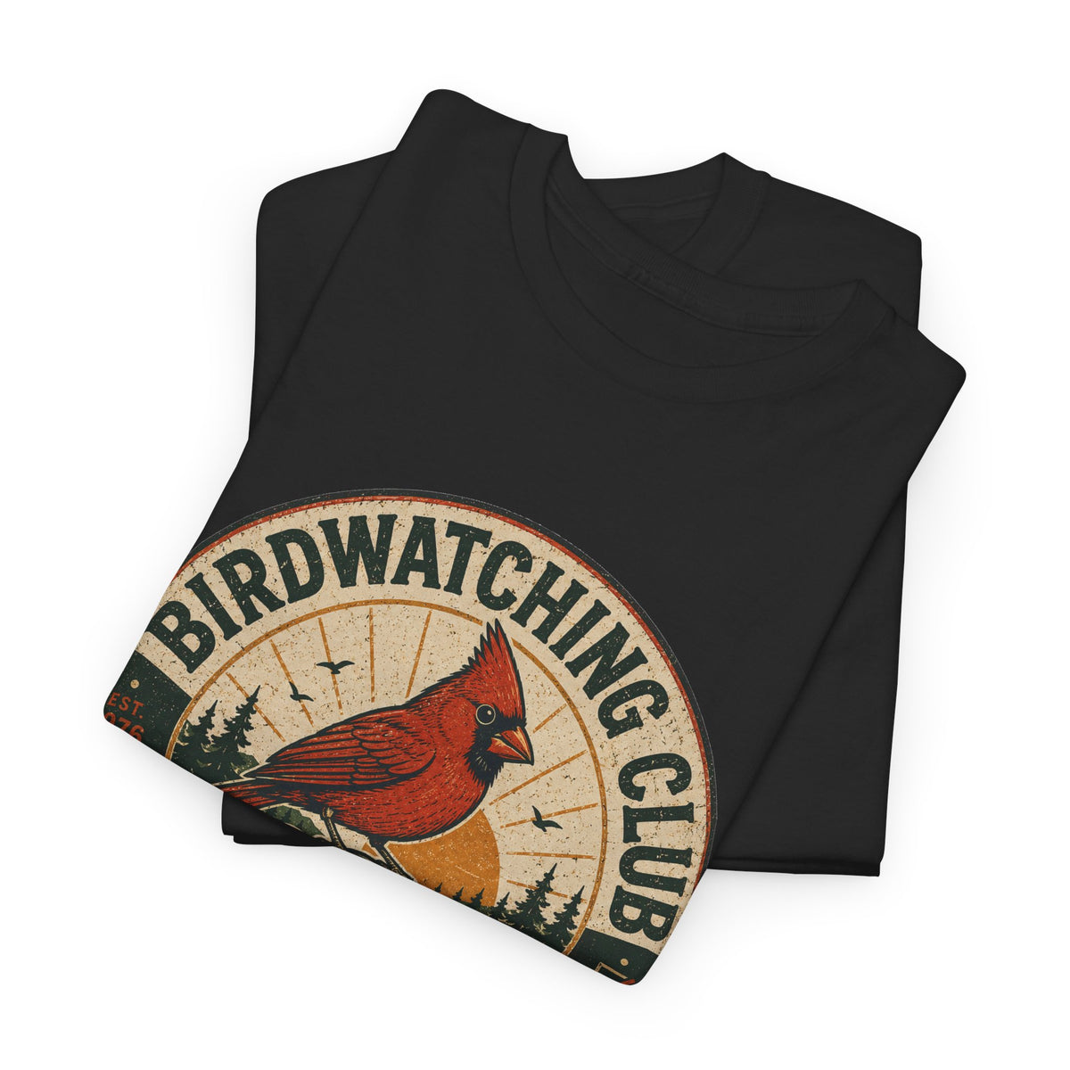 Birdwatching Club T-Shirt — Cardinal Graphic Tee