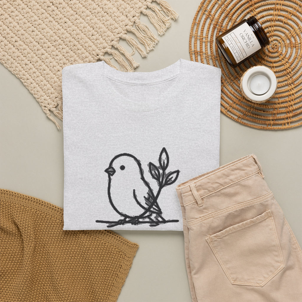 Inspirational Bird T-Shirt — "Grow Through What You Go Through" Motivational Tee