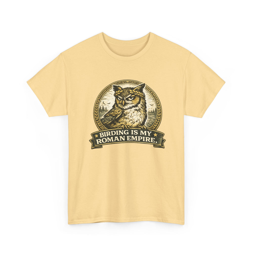 Birding Is My Roman Empire Tee — Owl Birdwatching Graphic T-Shirt