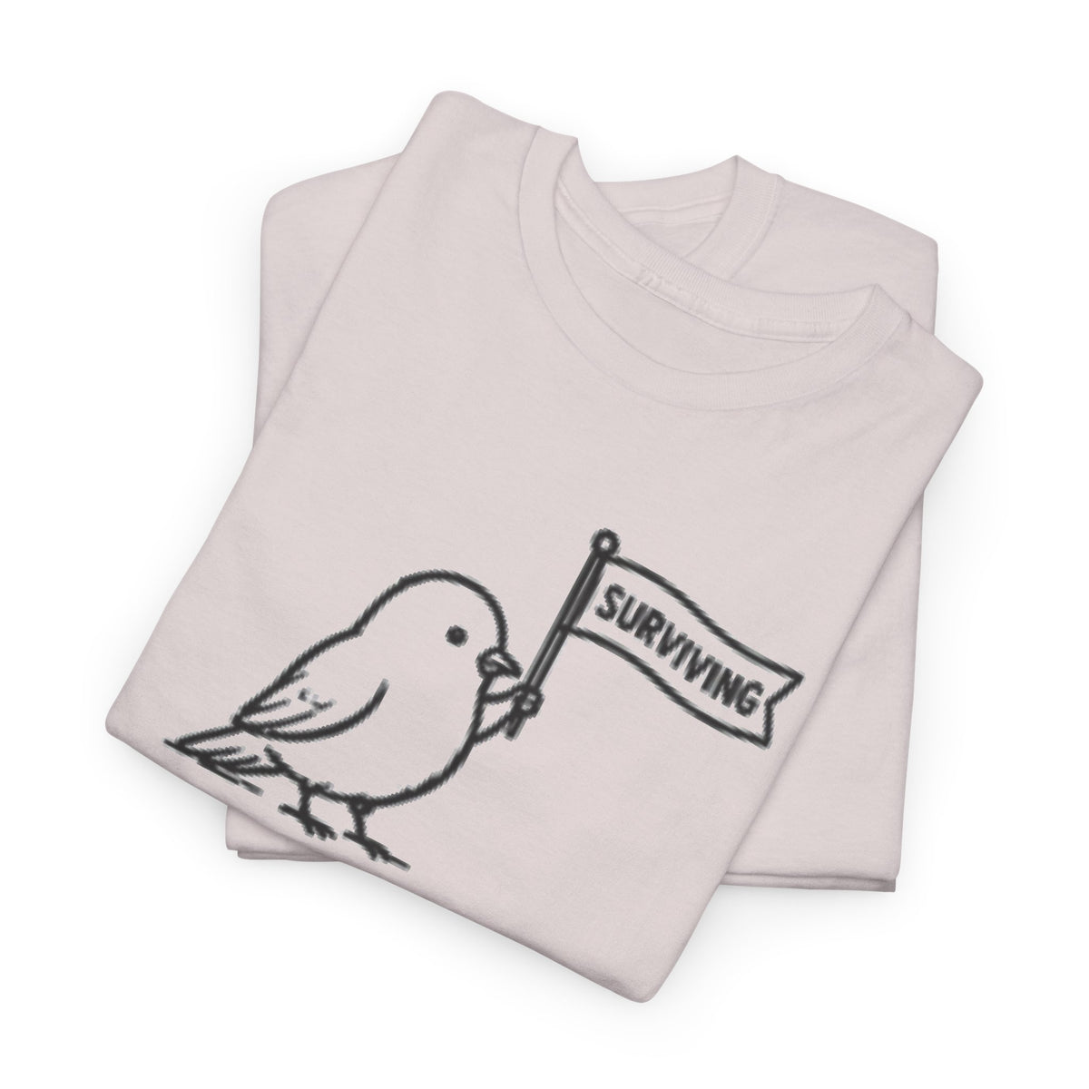 Bird "Surviving on Caffeine and Seeds" Tee