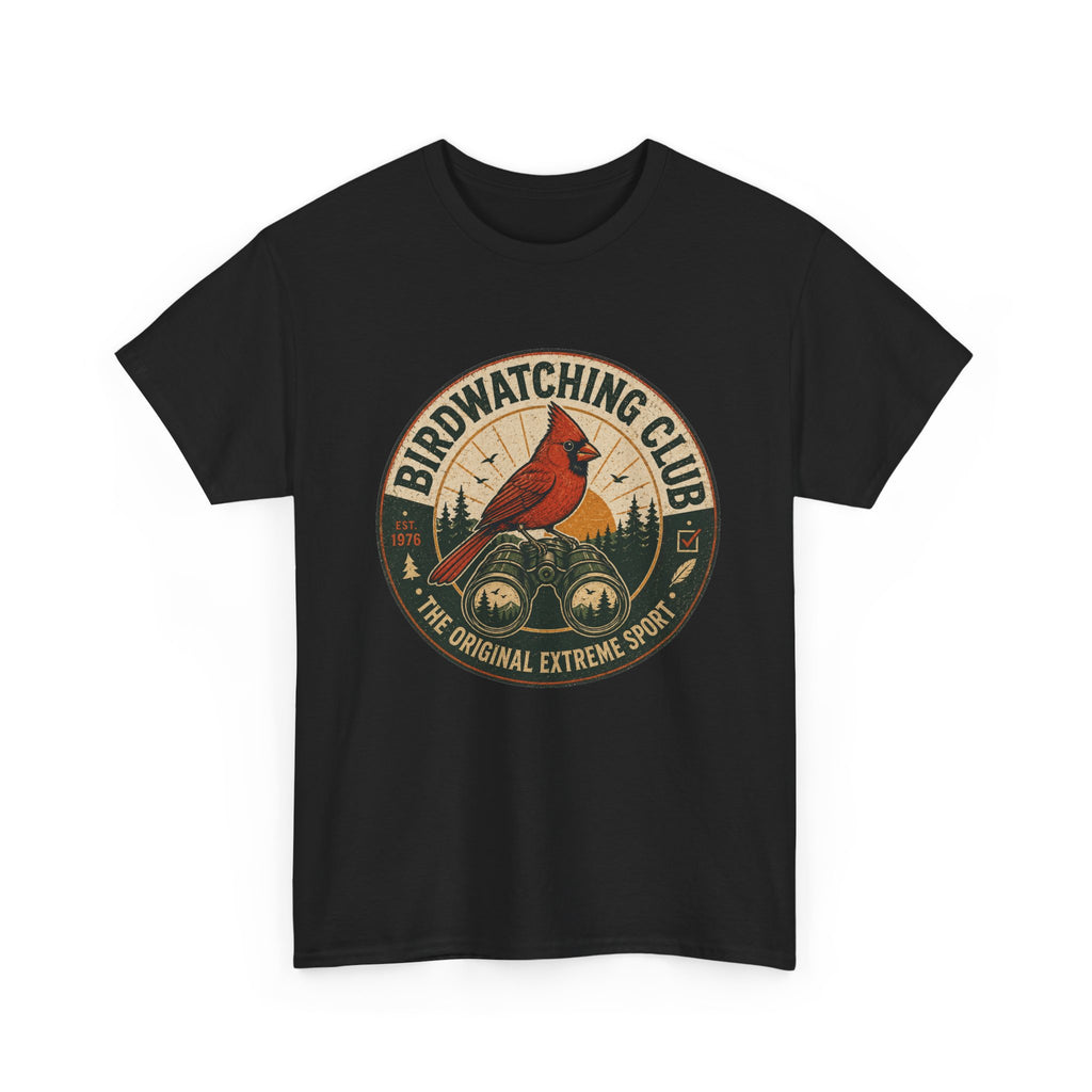 Birdwatching Club T-Shirt — Cardinal Graphic Tee