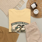 Will Cancel Plans for Birds T-Shirt — Cute Birdwatching Tee for Nature Lovers