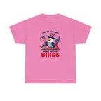 Patriotic 'Land of the Free, Home of the Birds' T-Shirt