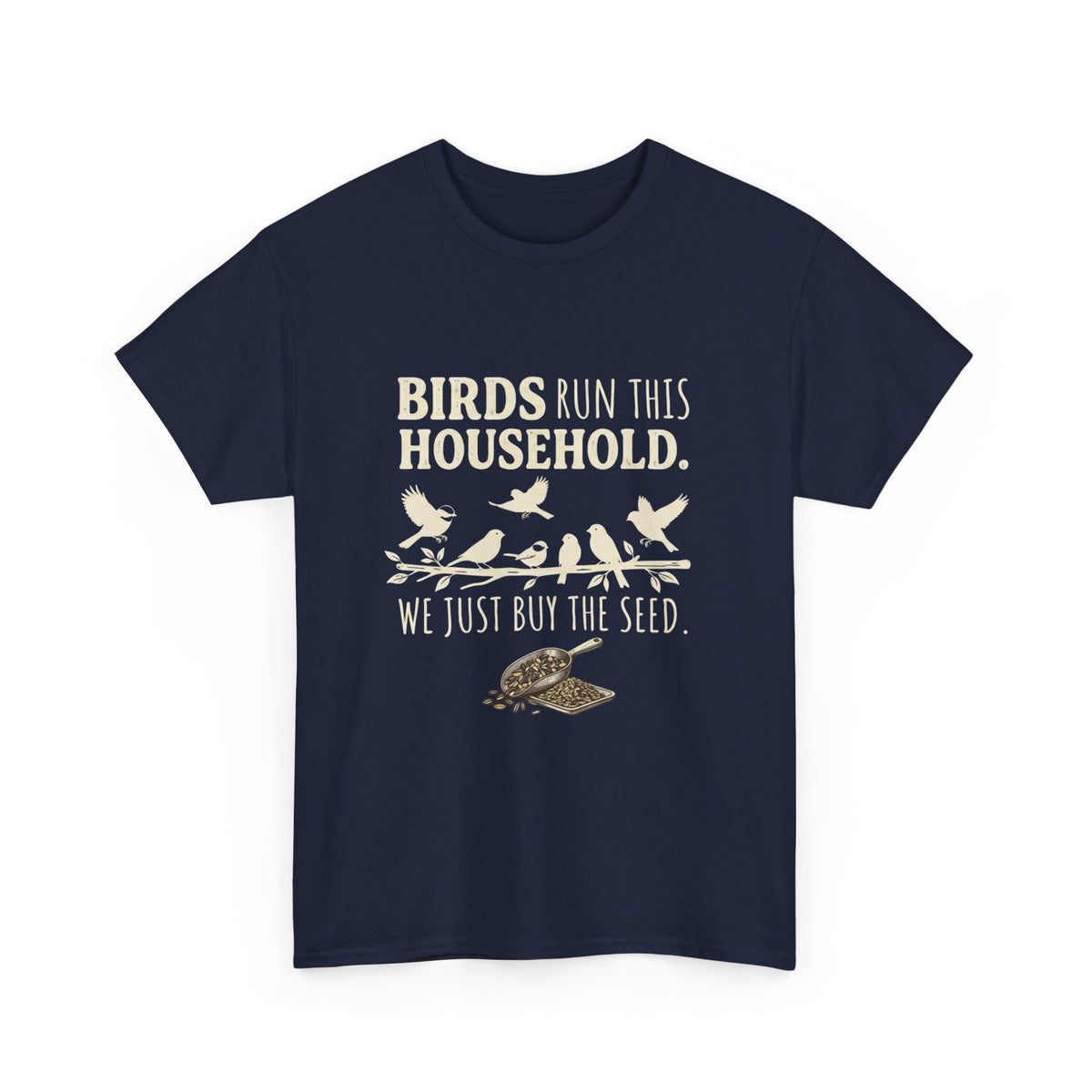 Birds of the Household T‑Shirt — Vintage Songbird Graphic Tee