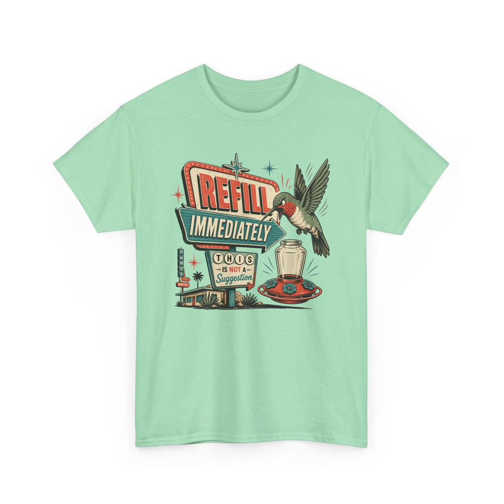Refill Immediately Hummingbird Tee