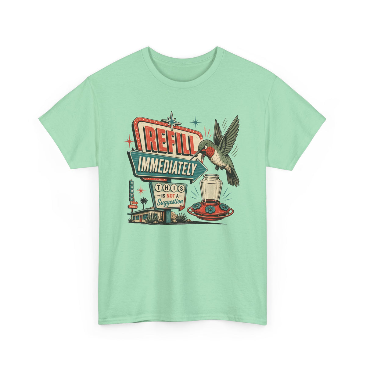 Refill Immediately Hummingbird Tee