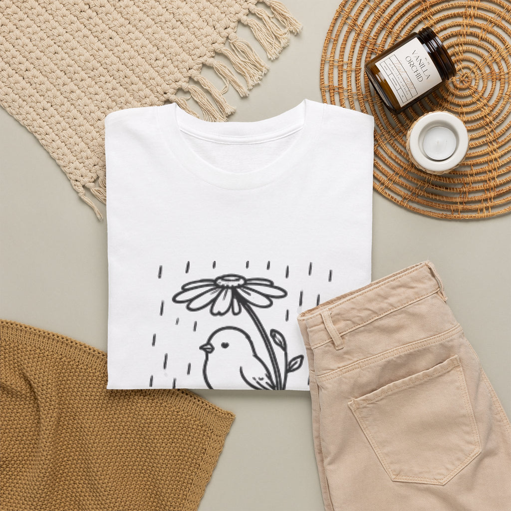 Grow Through What You Go Through T-Shirt — Inspirational Bird Tee