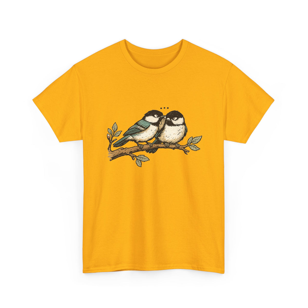 Birds on a Branch T-Shirt — Cute Pairing Songbird Graphic Tee