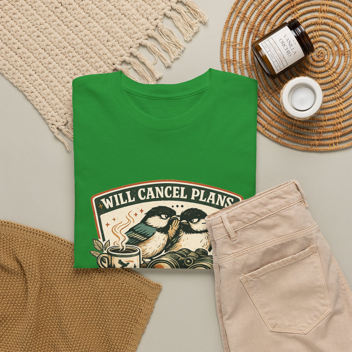 Will Cancel Plans for Birds T-Shirt — Cute Birdwatching Tee for Nature Lovers