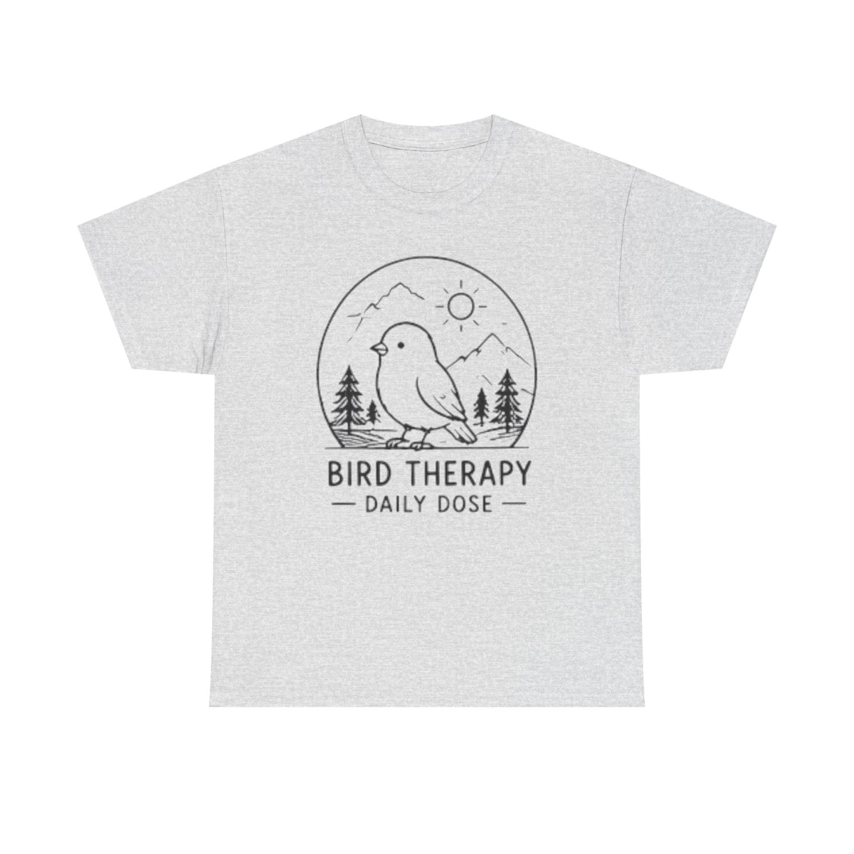 Bird Therapy T-Shirt — "Daily Dose" Nature Birdwatching Tee