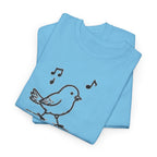 Bird Graphic Tee — "Good Days Are For Chirping" Cute Positive T-Shirt