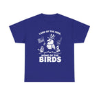 Land of the Free, Home of the Birds T-Shirt — Patriotic Eagle & Chick Tee