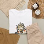 Unhinged & Fully Feathered Tee — Funny Cockatiel Bird Graphic T-Shirt