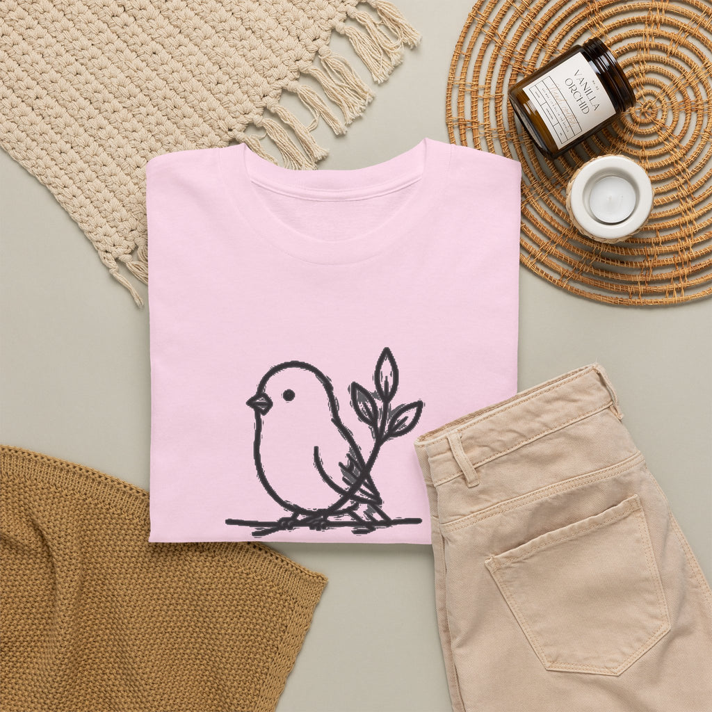Inspirational Bird T-Shirt — "Grow Through What You Go Through" Motivational Tee