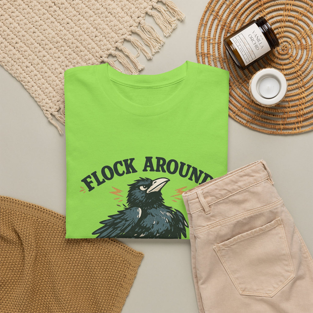 Flock Around and Find Out Tee — Funny Raven Graphic T-Shirt