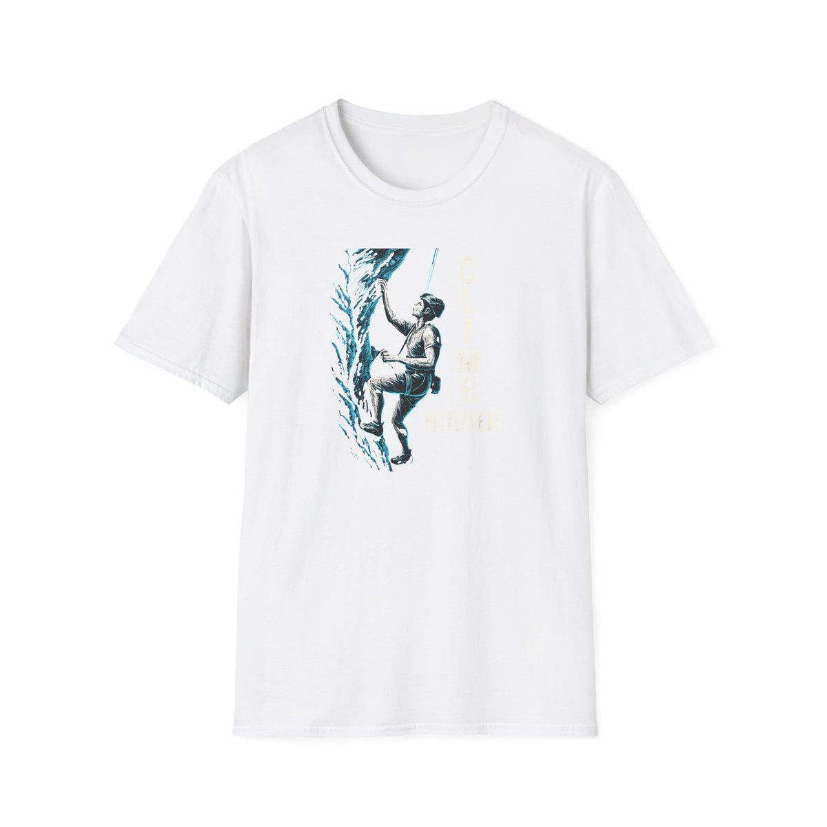 Climber Scaling Cliff T-Shirt