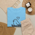 Home Is Where You Roost T-Shirt — Cute Bird Nest Tee