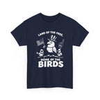 Land of the Free, Home of the Birds T-Shirt — Patriotic Eagle & Chick Tee