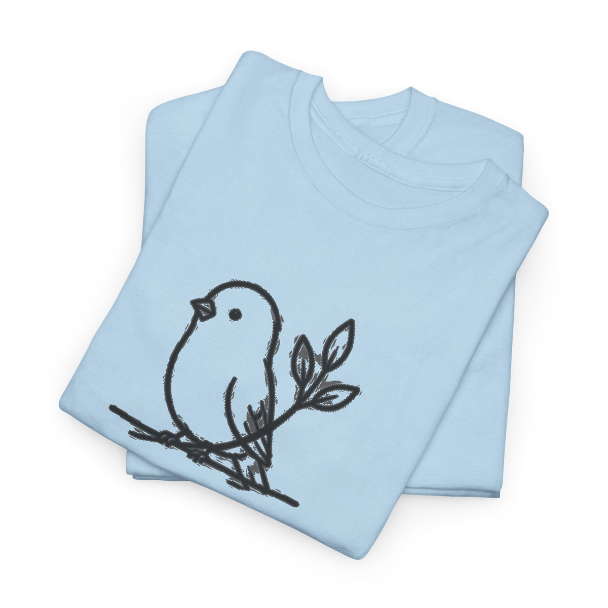 Inspirational Bird T-Shirt — "Grow Through What You Go Through" Motivational Tee