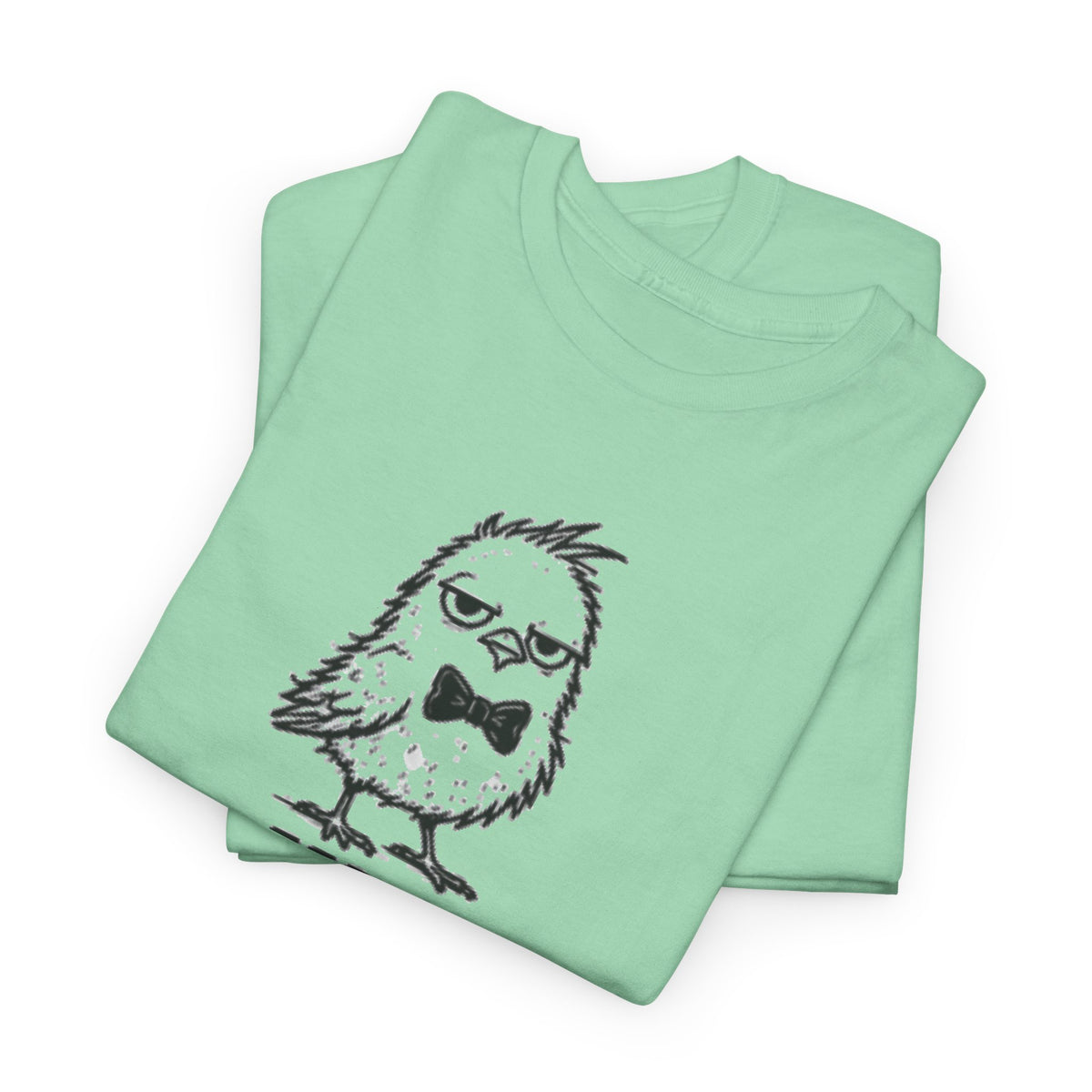 T-Shirt — "Feral But Polite" Funny Bird Graphic Tee