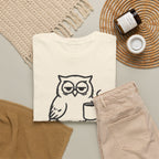 Early Bird, Worse Mood Owl T-Shirt – Funny Coffee Lover Tee