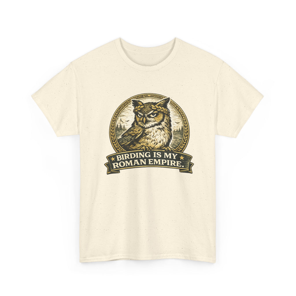 Birding Is My Roman Empire Tee — Owl Birdwatching Graphic T-Shirt