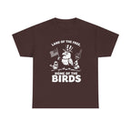 Land of the Free, Home of the Birds T-Shirt — Patriotic Eagle & Chick Tee