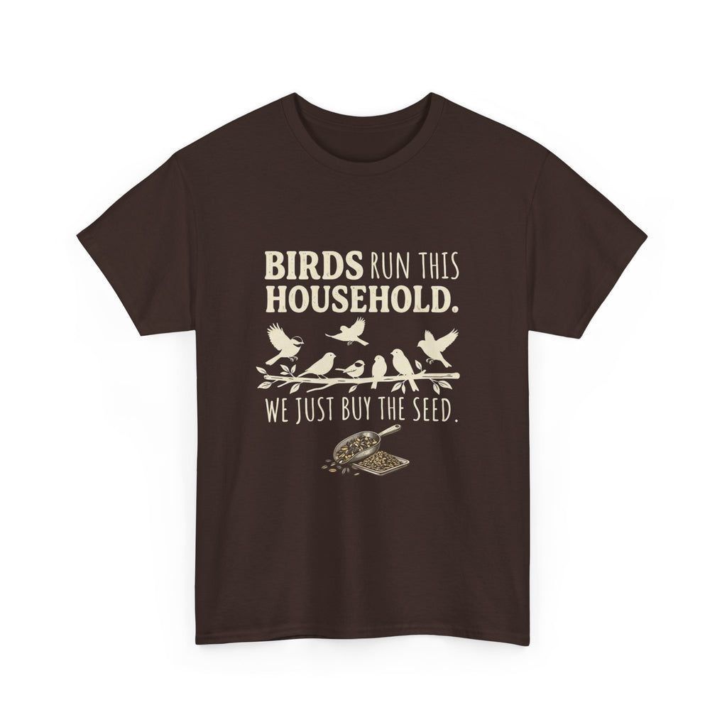 Birds of the Household T‑Shirt — Vintage Songbird Graphic Tee