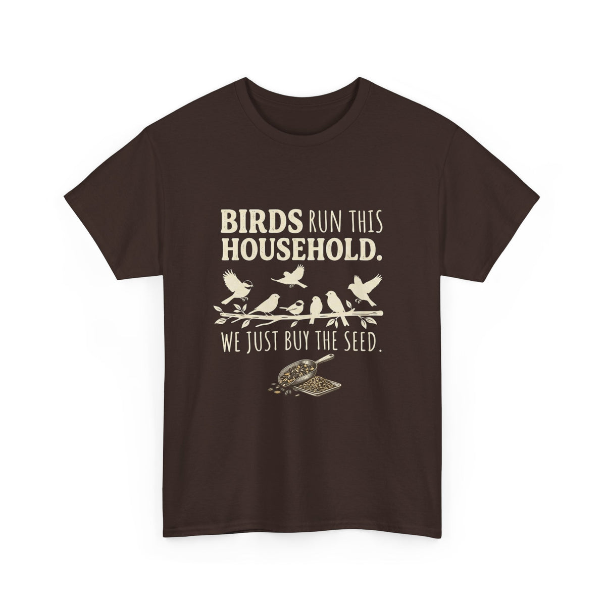 Birds of the Household T‑Shirt — Vintage Songbird Graphic Tee
