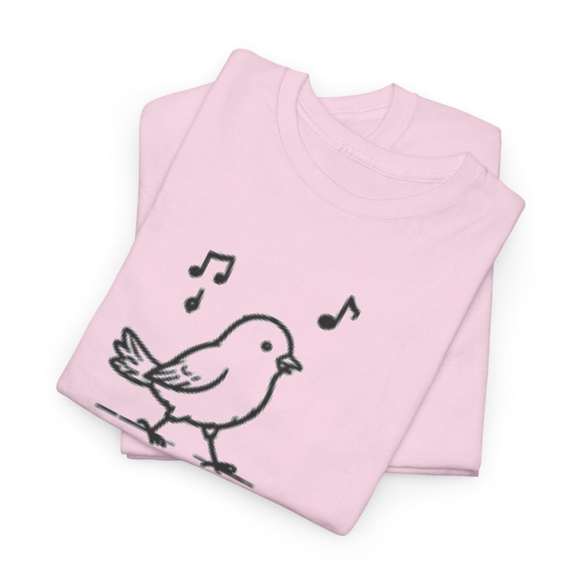 Bird Graphic Tee — "Good Days Are For Chirping" Cute Positive T-Shirt