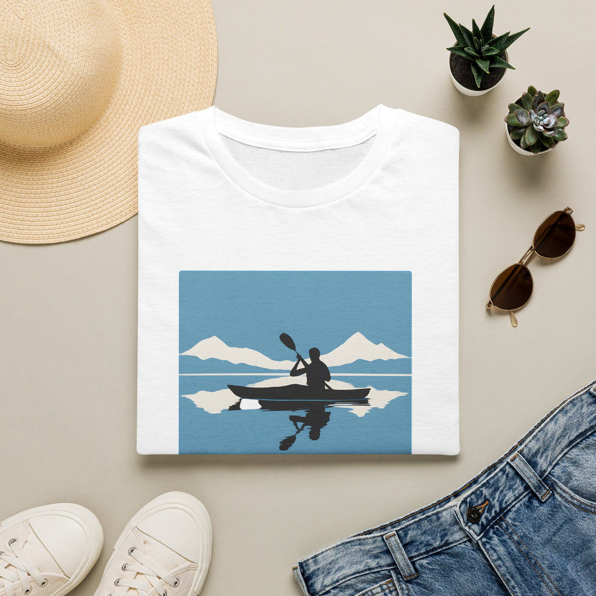 Kayaking on calm water T-Shirt