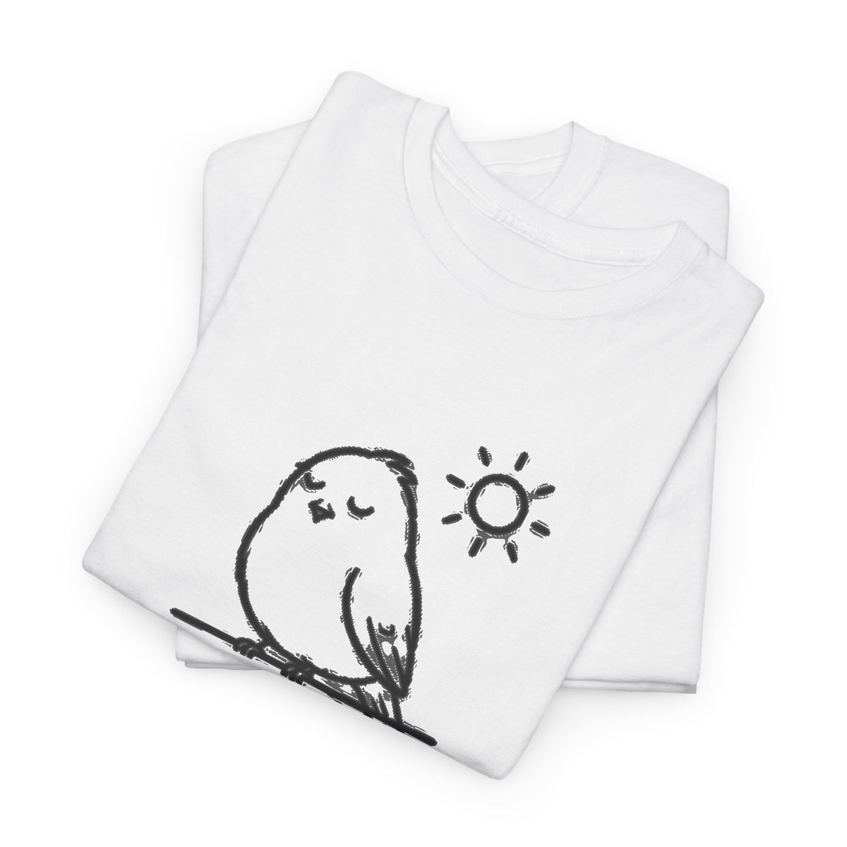 Choose Joy T-Shirt — Cute Bird 'Peck Negativity' Graphic Tee