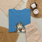 Unhinged & Fully Feathered Tee — Funny Cockatiel Bird Graphic T-Shirt