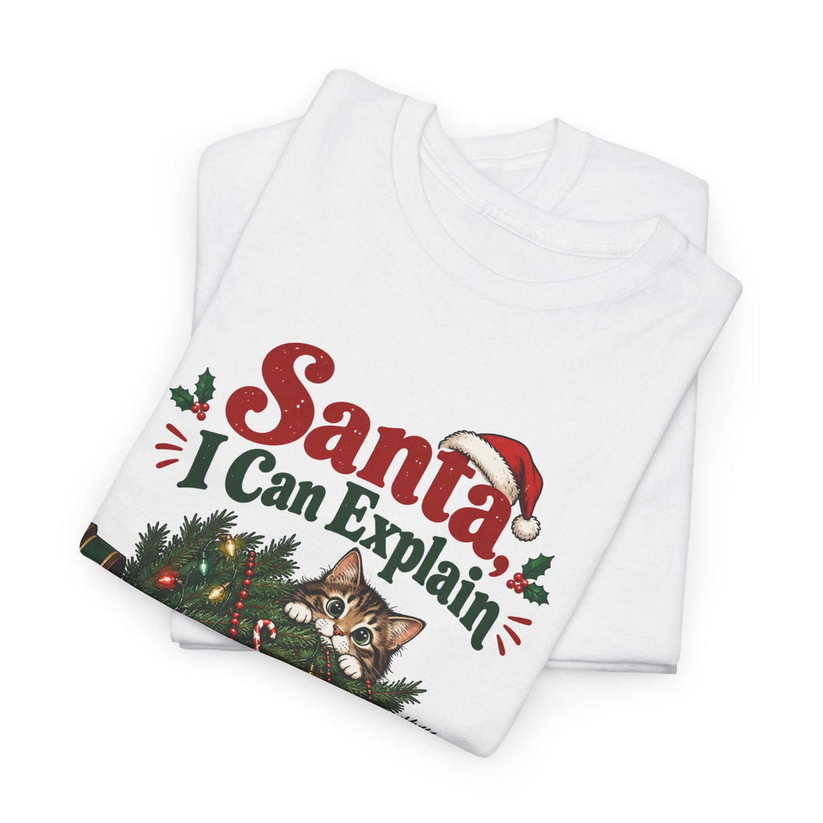 Santa I Can Explain T-Shirt — Funny Christmas Holiday Tee