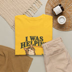 Cat “I Was Helping” T‑Shirt