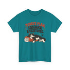 Cat T-Shirt — "Today's Plan: Ignore Everyone" Funny Lazy Cat Tee