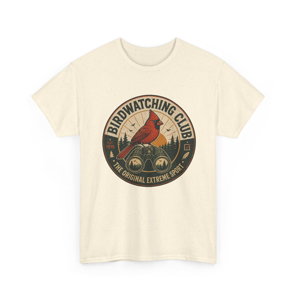 Birdwatching Club T-Shirt — Cardinal Graphic Tee
