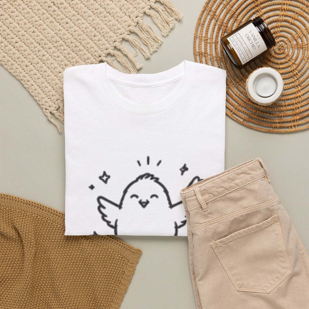Choose Joy Chick T-Shirt — Cute Positive Message Tee
