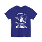 Land of the Free, Home of the Birds T-Shirt — Patriotic Eagle & Chick Tee