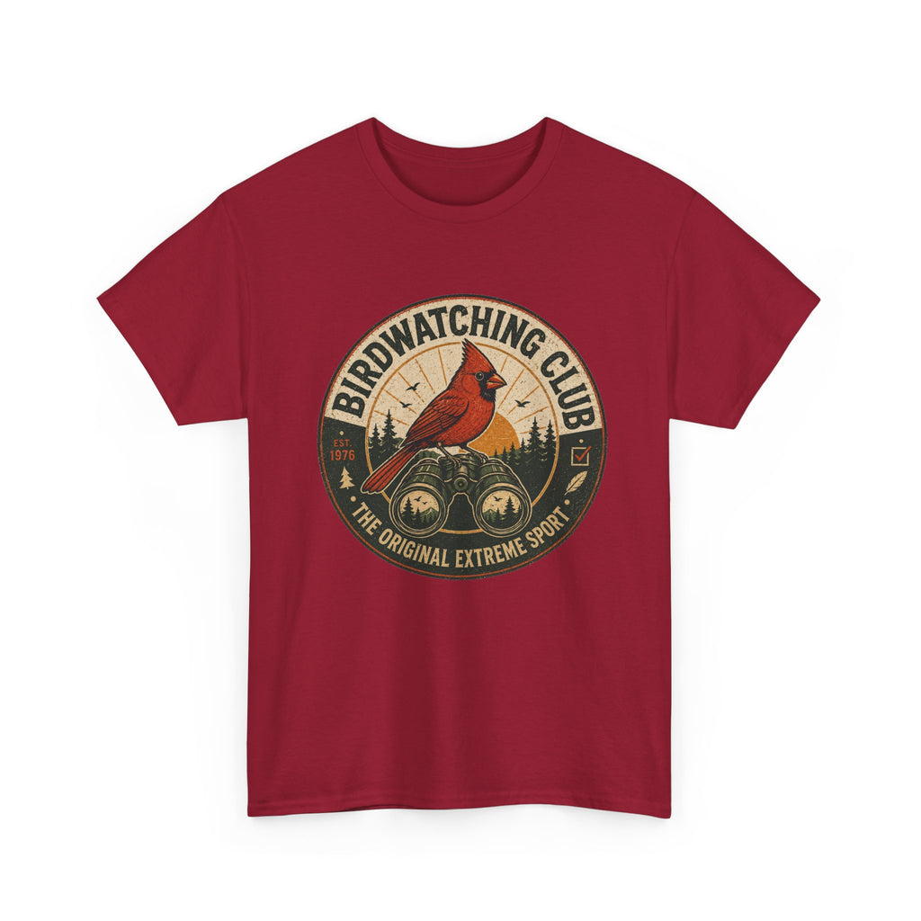 Birdwatching Club T-Shirt — Cardinal Graphic Tee