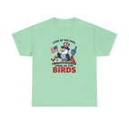Patriotic 'Land of the Free, Home of the Birds' T-Shirt